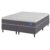 Cama Box King Cinza E Colchão King Molas Ensacadas Individualmente 193x203x64 Pillow Top Bertha Umaflex