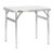 Mesa Pequena Dobrável Camping Alumínio 60x45cm Vira Maleta Cor Prateado