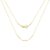 Corrente de Ouro 18k Veneziana Longa com 2mm Unissex