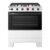 Fogão 5 Bocas Esmaltec F5IAB5121 Ideal Super Mesa em Aço Inox Acendimento Automático Branco Bivolt