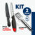 Faca de Pesca Kit 2 ou 1 Peça Fileteira Flutuante com Descamador de Peixe Pescadores Profissional