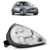 Farol Ka 1997 1998 1999 2000 A 2007 Máscara Cromada Pisca Cristal Foco Duplo Lente Lisa Acrílico