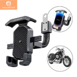H’maston CJ-91 Suporte de Celular Moto Retrovisor Motocicleta preso no retrovisor Anti-vibração