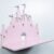Prateleira infantil castelo rosa, ideal para quarto de princesa e organização de brinquedos e livros