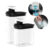 Kit Organizador de Lavanderia 2,3 + 1,5L Porta Amaciante Sabonete Sabão em Pó Liquido Limpeza Preto
