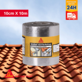 Manta Autoadesiva Telhado – Sikaseal-423 Fita Multiuso Aluminizada 10cm X 10m – SIKA
