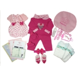 Kit Roupas Boneca Bebê Reborn Realista – 25 Acessórios – Veste de 45 a 50cm!