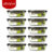 Belifou Kit 4/10 Potes Vidro Hermético 680ml Retangular 4 Travas Marmita Premium