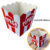 10~60 KIT CACHEPÔ PIPOCA DECORAÇÃO VERMELHO E BRANCO TEMA FESTA