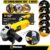 Kit Esmerilhadeira Lixadeira Angular 220V 820W 11000 Rpm + 5 Discos de Corte Inox 4.1/2 – Fasterr