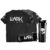 kit Camiseta Caveira Dry-Fit 2.0 + Coqueteleira Fuse 700ml Preta Dark Lab