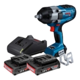 Chave de Impacto Bosch GDS 18V-1000 1/2 Brushless com 2 Baterias18V e Carregado Bivolt