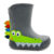 Galocha Infantil Menino Divertida Confortável Crocodilo Jacaré Plugt Original Macia Leve Anatômico