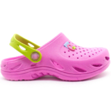 Babuche Sandália Chinelo Infantil Plugt Menina Confortável Básico Rosa Pink Verde Neon Promoção