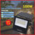 Refletor Solar Led 100w Placa Solar Prova Dágua Ajustável Dobrável