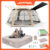 JOYFOX Barraca Camping+Colchão Inflável Queen Casal Cama Com Bateria De Lítio Integrada 203*154*44cm