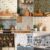 Papel de Parede Adesivo Decoração Cozinha Sala Banheiro Estampas Casa Vintage Rolo 45cm x 10 Metros