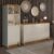 Conjunto Buffet Aparador Berlin Balcão 3 Portas Sala Jantar Estar Armário Livreiro