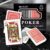 Kit 2 Baralhos – Jogos de Cartas – 100% Plástico Premium + Caixinha Exclusiva