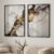 Quadro Decorativo Abstrato Mármore Moderno 2 Telas Sala Quarto Escritorio