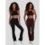 KIT 2 Calças Leggings  Flare  Cintura Alta Esportiva Academia Sem Transparência