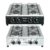 Fogão Portátil 4 Bocas Braslar Asiático com Mesa Inox – Preto ou Branco