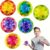 Bola Lunar Saltitante Neon Com Elástico Lua Borracha Anti-Gravidade Espacial Pula Brinquedo