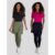 Kit 2 Calças Legging Saia de Poliamida Moda Feminina e Evangelica Fitness