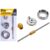 Kit Reparo Pistola de Pintura 1.8 Completo Bico Bocal Capa Agulha The Black Tools