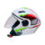 Capacete Fw3 Para Moto X Open Branco Italy Tamanho 56