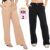 kit 2 calça feminina juvenil duna wide leg ou pantalona zero transparência