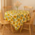 Toalha De Mesa Redonda Decoração Cozinha Mesa 4 Lugares