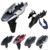 Kit Carenagem Traseira Completa da Fan 160 2014 até 2024 Rabeta Fan 160 Prata Force 2023 / 2024