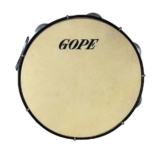 Pandeiro Iniciante Gope 10″ Envernizado Com Pele Animal (631PEA)