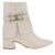 Bota Feminina Bico Fino Blogueira Salto Bloco Shekinah Capa Detalhe Enfeite Lateral Zipper Moda