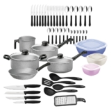 Conjunto Tramontina 47 Peças Cozinha Com Panelas Antiaderentes