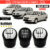 Manopla Bola De Cambio Clio Scenic Symbol Tampa Cromado Preto Prata Novo