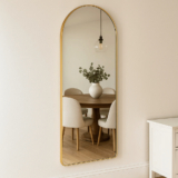 Espelho Lopazzi Grande Corpo Inteiro Base Reta Moldura Alumínio Quarto Sala Hall Pinterest 110x50cm