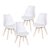 Cadeira Joly Saarinen Or Design – Polipropileno com Almofada PU e Base de Madeira – 4 Cores