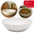Saladeira Bowl 25,5cm Flora Camelia Porcelana Oxford Fruteira Centro de Mesa