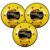 Kit 3 Driver Eros E405 Trio EVO Amarelo 200w 8 Ohms Profissional E-405 Fenolico 2 polegadas E 405