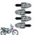 Pisca Seta Moto Para Nx4 Falcon 400 Cristal Jogo Kit 4 Unidades
