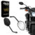 Retrovisor Moto Esportivo GVS Modelo Honda CB Twister 250 Par Lente Convexa