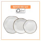 Aparelho de Jantar Maresia Jogo de Pratos Porcelana Oxford