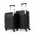 Kit 2 Malas De Viagem Tsa Preta Cadeado Moderna Rodinha 360 Original Primícia