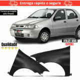 Par/Un Paralama Dianteiro Palio G2 Siena 2001 2002 2003 2004 2005 2006 2007 Para Lama Curvao