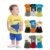 Kit Sortido 10 Peças de Roupas Infantil Bebê Menino (5 Camisetas + 5 Bermudas) ou 6 Peças de Roupa Bebê Conjunto