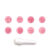 Kit Carimbo ROSA ESSENCIAIS Para Brigadeiro Marcador Blue Star Desenho Para Docinho Massa Chocolate Doce E Confeitaria