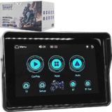 Central Multimídia Motocicleta Universal Android Auto Carplay Bluetooth USB SD First Option 528
