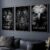 Quadro Motivacional Decorativo Disciplina Foco Execução para Sala Escritório Quarto